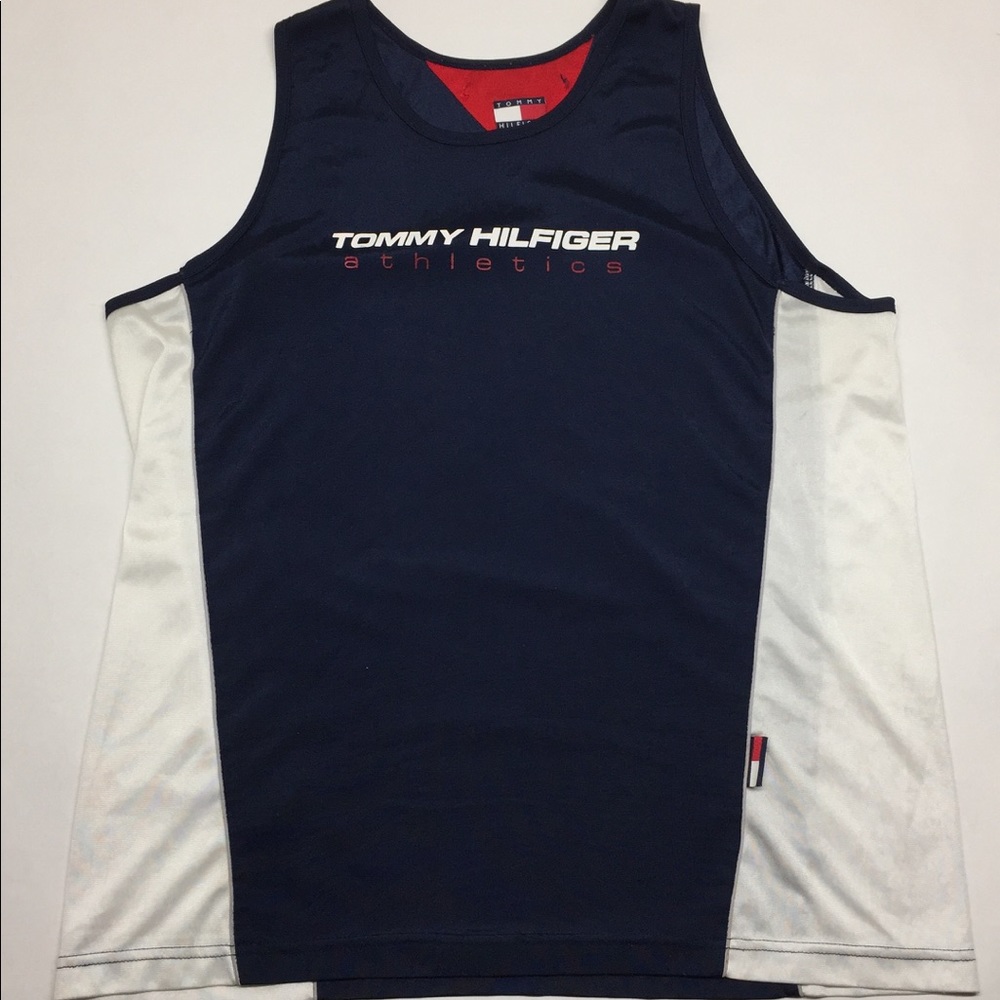 ❌SOLD❌ 90s Tommy Hilfiger Tank Top Spell Out Sz L
